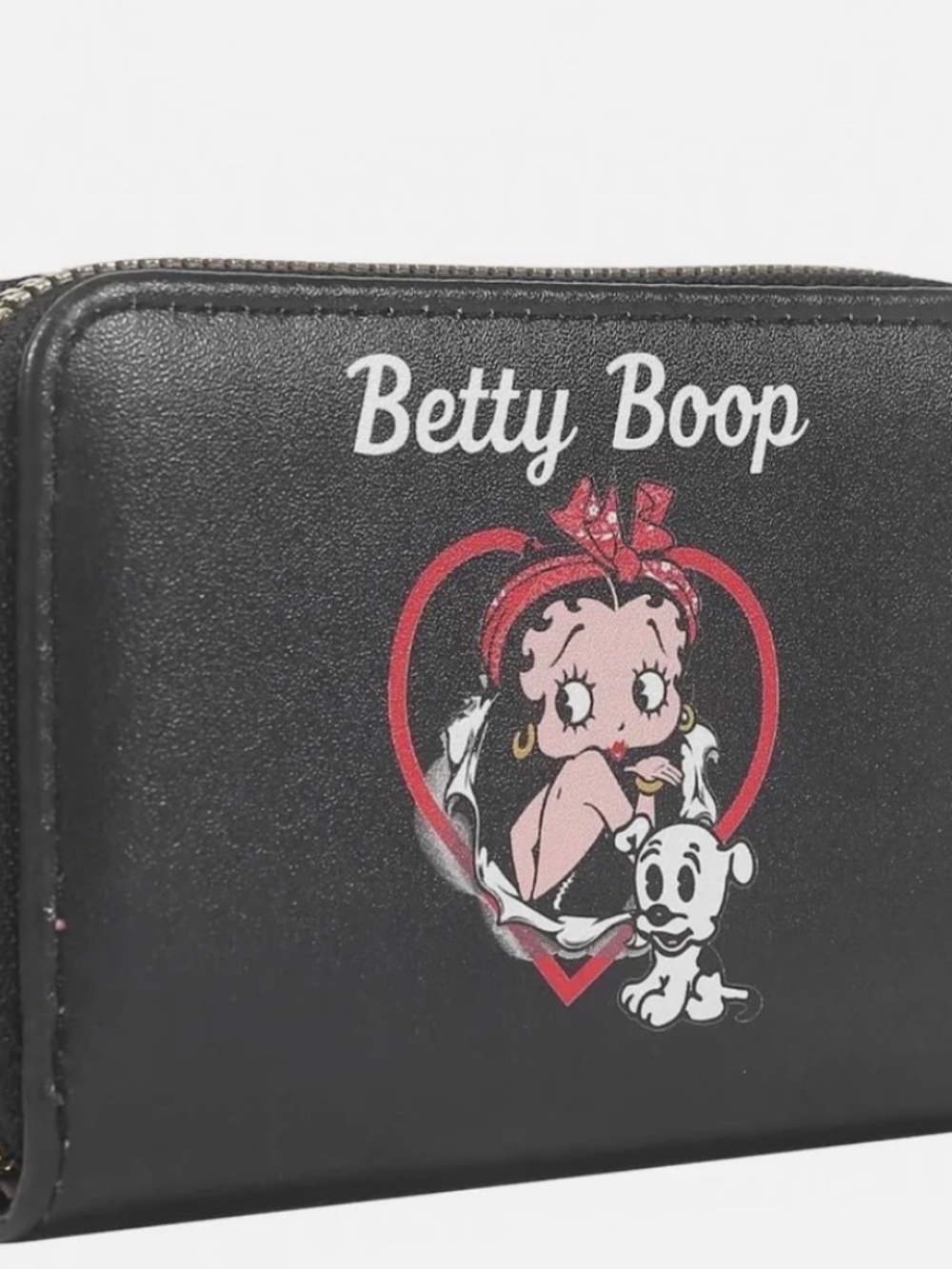 New Sealed Betty Boop & Pudgy Dog Wallet Clutch Retro Cartoon Collectible